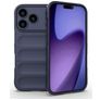 Mobigear Bumpy Coque iPhone 18 Pro Coque arrière en TPU Souple - Dark Blue
