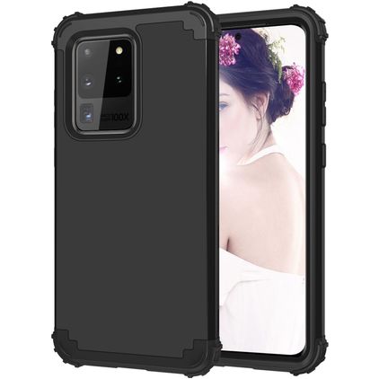 Mobigear Ultra Tough Samsung Galaxy S20 Ultra Plastique rigide Coque arrière Antichoc - Noir