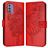 Mobigear Butterfly Nokia G42 Étui Portefeuille - Rouge