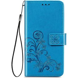 Mobigear Clover Housse Samsung Galaxy S20 FE Etui Porte-Monnaie - Bleu