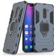 Mobigear Armor Ring Coque Xiaomi Pocophone F1 Coque arrière Rigide Anti-Chocs avec Anneau-Support - Bleu Marin