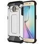 Mobigear Outdoor Coque Samsung Galaxy S6 Edge Coque arrière Rigide Anti-Chocs - Argent