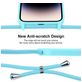 Mobigear Lanyard iPhone 14 Pro Coque avec cordon en Silicone - Bleu
