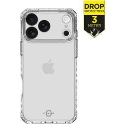 ITSKINS Level 2 SpectrumClear R Coque Transparente iPhone 17 Pro Coque arrière en TPU Souple Anti-Chocs - Transparent