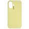 Nudient Base iPhone 16 Plus Silicone Coque arrière - Pale Yellow