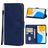 Mobigear Wallet Housse HONOR X7 Etui Porte-Monnaie - Bleu