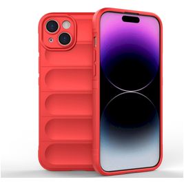 Mobigear Bumpy Coque iPhone 15 Plus Coque arrière en TPU Souple - Rouge