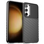Mobigear Groove Coque Samsung Galaxy S23 FE Coque arrière en TPU Souple - Noir