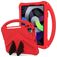 Mobigear AeroArmor Coque iPad 10 (2022) Coque de tablette pour enfants avec Poignée Enfants en EVA + Porte-crayon - Rouge