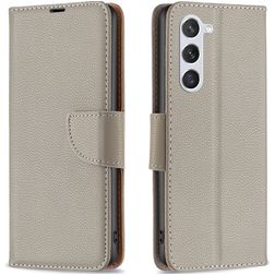 Mobigear Excellent Housse Samsung Galaxy S23 Etui Porte-Monnaie - Gris