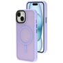 Mobiparts Hardcover Coque iPhone 15 MagSafe Coque arrière Rigide - Satin Lila