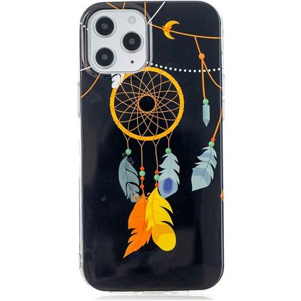 Mobigear Design Coque iPhone 12 Pro Max Coque arrière en TPU Souple - Attrapeur de rêves