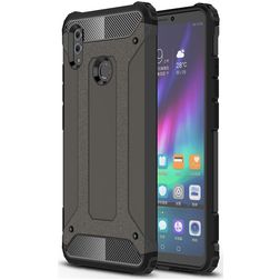 Mobigear Outdoor Coque HONOR Note 10 Coque arrière Rigide Anti-Chocs - Marron