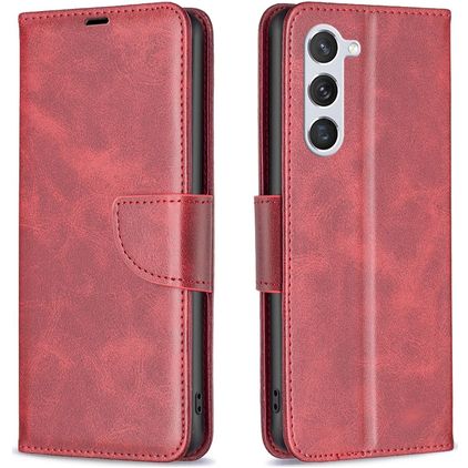 Mobigear Excellent Housse Samsung Galaxy S25 Etui Porte-Monnaie - Rouge