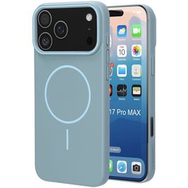 Mobiparts Slim Line Coque iPhone 17 Pro Max MagSafe Coque arrière Rigide - Sage Green