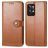 Mobigear Snap Button Housse Realme GT2 Pro Etui Porte-Monnaie - Marron