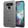Mobigear Rugged Shield LG K51s TPU souple Coque arrière Antichoc - Gris