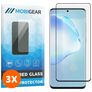 Mobigear Curved Samsung Galaxy S20 Verre trempé Protection d'écran - Compatible Coque - Noir (Lot de 3)