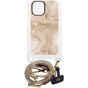 MIO Lanyard - Cordon de téléphone universel ajustable - Gold Marble