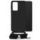 Mobilize Lanyard Gelly Samsung Galaxy A33 Coque avec cordon en TPU Souple - Noir