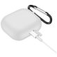 Mobigear Classic Coque Apple AirPods 3 Coque en Silicone Souple - Blanc