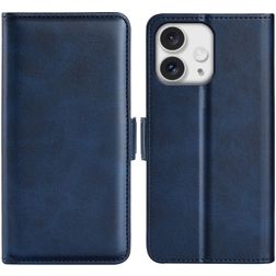 Mobigear Slim Magnet Housse iPhone 16 Pro Etui Porte-Monnaie - Dark Blue
