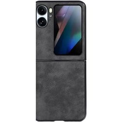 Mobigear Excellent OPPO Find N2 Flip Plastique rigide Coque arrière - Noir