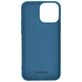 Mobiparts Coque iPhone 13 Pro Max Coque arrière en Silicone - Blueberry Blue