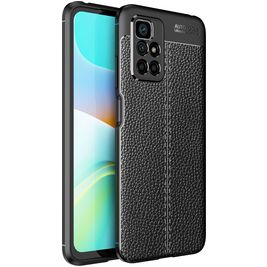 Mobigear Luxury Coque Xiaomi Redmi 10 4G Coque arrière en TPU Souple - Noir