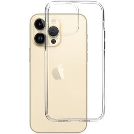Mobiparts Classic Coque Transparente iPhone 14 Pro Max Coque arrière en TPU Souple - Transparent