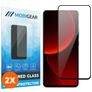 Mobigear Premium Xiaomi 13T Verre trempé Protection d'écran - Compatible Coque - Noir (Lot de 2)