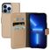 Mobiparts Saffiano Wallet Housse iPhone 13 Pro Etui Porte-Monnaie - Copper