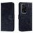 Mobigear Flowers HONOR 200 Lite Étui Portefeuille - Bleu foncé