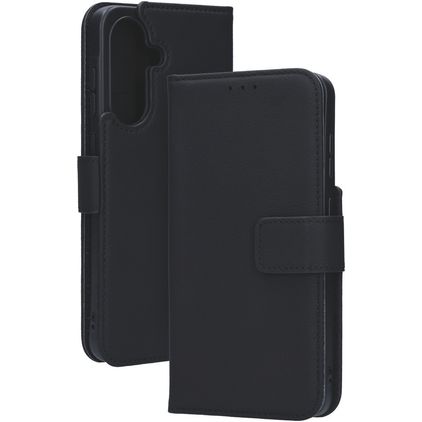 Mobiparts Samsung Galaxy A36 Cuir véritable Étui Portefeuille - Noir