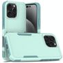 Mobigear Heavy Armor Coque iPhone 16 Pro Max Coque arrière Rigide Anti-Chocs - Vert