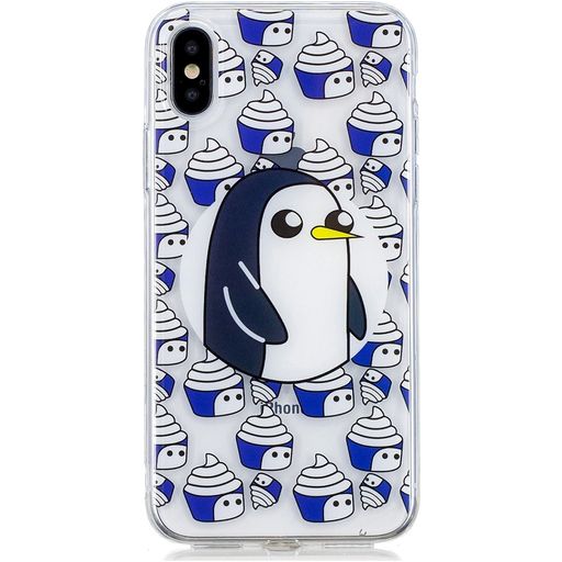 Mobigear Design Coque iPhone XS Coque arrière en TPU Souple - Manchot