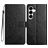 Mobigear Mandala Housse Samsung Galaxy A17 Etui Porte-Monnaie - Noir
