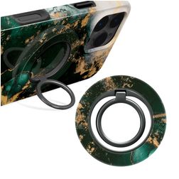 MIO Holder MagSafe Bague téléphone - Green Marble Universel