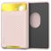 Mobigear Pocket - Porte Cartes en en Silicone - 2 Cartes - Compatible MagSafe - Rose