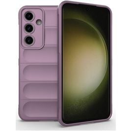 Mobigear Bumpy Coque Samsung Galaxy S24 FE Coque arrière en TPU Souple - Violet