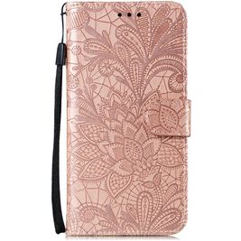 Mobigear Flower Wallet Case Rose Gold Samsung Galaxy Note 10 Lite