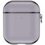Valenta Snap Coque Apple AirPods 1 Coque en Cuir Véritable - Violet