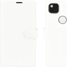 Mobigear Classic Housse Google Pixel 4a Etui Porte-Monnaie - Blanc