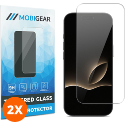 Mobigear iPhone Air Verre trempé Protection d'écran - Compatible Coque (Lot de 2)