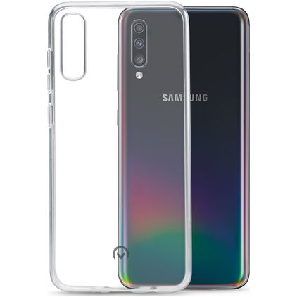 Mobilize Gelly Coque Transparente Samsung Galaxy A70 Coque arrière en TPU Souple - Transparent