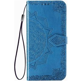 Mobigear Mandala Housse Google Pixel 4a Etui Porte-Monnaie - Bleu