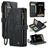 CaseMe C30 Housse iPhone 17 Etui Porte-Monnaie - Noir