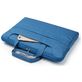 Mobigear Denim Zipper Sac à bandoulière Ordinateur portable 13 - 14 Pouces Sacoche ordinateur - Bleu