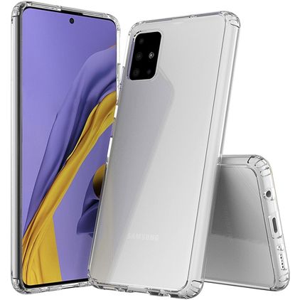 Mobigear Crystal Coque Transparente Samsung Galaxy A71 Coque arrière Rigide - Transparent