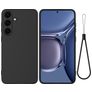 Mobigear Rubber Touch Samsung Galaxy S25 FE Silicone Coque arrière - Noir